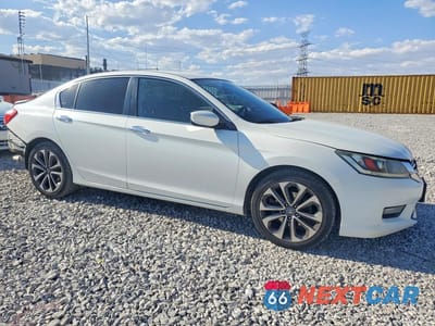 Czwarte zdjęcie samochodu z boku: 2014 HONDA ACCORD SPORT VIN:1HGCR2F58EA026592 - miniatura
