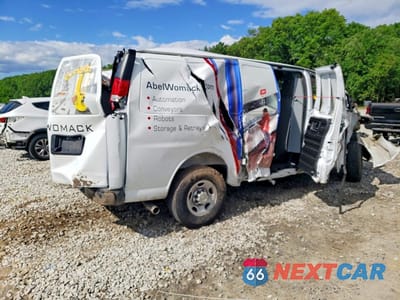 Trzecie zdjęcie samochodu z tyłu: 2025 CHEVROLET EXPRESS VIN:1GCWGAFP2S1114479 - miniatura