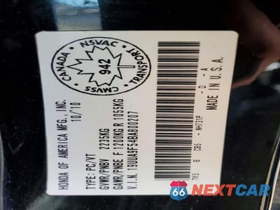 Zdjęcie 13 z 13 samochodu: 2011 ACURA TL VIN:19UUA9F54BA800207 - miniatura