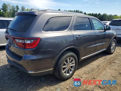 Trzecie zdjęcie samochodu z tyłu: 2018 DODGE DURANGO SXT VIN:1C4RDJAG0JC266065 - miniatura