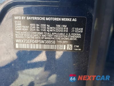 Zdjęcie 13 z 13 samochodu: 2023 BMW X1 XDRIVE28I VIN:WBX73EF04P5W38858 - miniatura