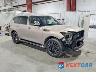Czwarte zdjęcie samochodu z boku: 2021 INFINITI QX80 PREMIUM SELECT VIN:JN8AZ2AE2M9270806 - miniatura