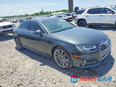 Czwarte zdjęcie samochodu z boku: 2018 AUDI A4 PREMIUM PLUS VIN:WAUENAF42JA049779 - miniatura