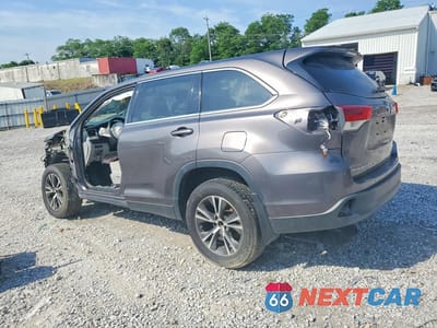 Drugie zdjęcie samochodu z przodu: 2019 TOYOTA HIGHLANDER LE VIN:5TDZARFH4KS044573 - miniatura