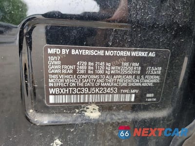 Zdjęcie 13 z 13 samochodu: 2018 BMW X1 XDRIVE28I VIN:WBXHT3C39J5K23453 - miniatura