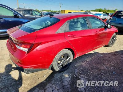 Trzecie zdjęcie samochodu z tyłu: 2022 HYUNDAI ELANTRA VIN:KMHLM4AG0NU264139 - miniatura