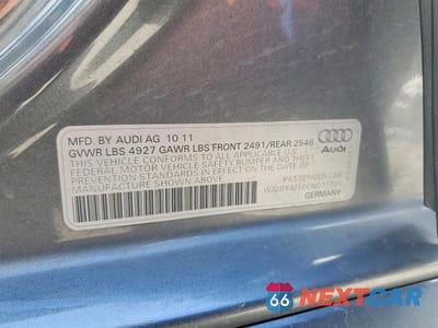 Zdjęcie 13 z 13 samochodu: 2012 AUDI A4 PREMIUM PLUS VIN:WAUFFAFL0CN011701 - miniatura