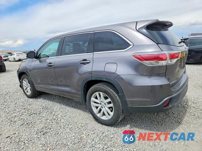 Drugie zdjęcie samochodu z przodu: 2015 TOYOTA HIGHLANDER LE VIN:5TDBKRFH2FS177658 - miniatura