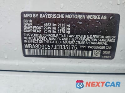 Zdjęcie 12 z 12 samochodu: 2018 BMW 330 XI VIN:WBA8D9C57JEB35175 - miniatura