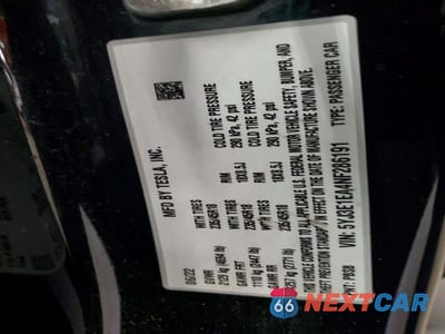 Zdjęcie 13 z 13 samochodu: 2022 TESLA MODEL 3 VIN:5YJ3E1EA4NF286191 - miniatura