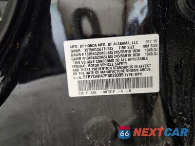 Zdjęcie 13 z 13 samochodu: 2015 ACURA MDX TECHNOLOGY VIN:5FRYD4H47FB029395 - miniatura