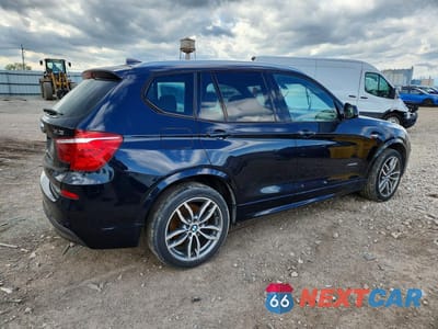 Trzecie zdjęcie samochodu z tyłu: 2016 BMW X3 XDRIVE28I VIN:5UXWX9C52G0D75384 - miniatura