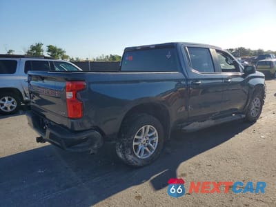 Trzecie zdjęcie samochodu z tyłu: 2021 CHEVROLET SILVERADO C1500 RST VIN:1GCPWDET2MZ386297 - miniatura