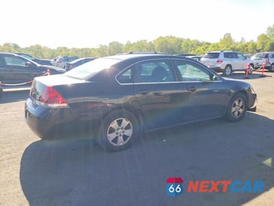 Trzecie zdjęcie samochodu z tyłu: 2010 CHEVROLET IMPALA LT VIN:2G1WB5EK0A1168960 - miniatura