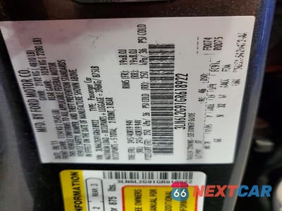 Zdjęcie 12 z 12 samochodu: 2016 LINCOLN MKZ VIN:3LN6L2G91GR618922 - miniatura