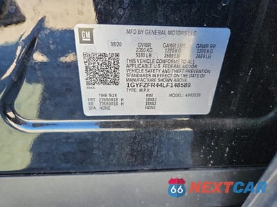 Zdjęcie 13 z 13 samochodu: 2020 CADILLAC XT4 SPORT VIN:1GYFZFR44LF148589 - miniatura
