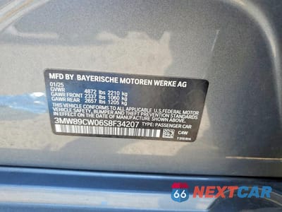 Zdjęcie 12 z 12 samochodu: 2025 BMW 330XI VIN:3MW89CW06S8F34207 - miniatura