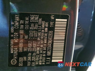 Zdjęcie 14 z 14 samochodu: 2021 HYUNDAI TUCSON VALUE VIN:KM8J33A40MU402836 - miniatura