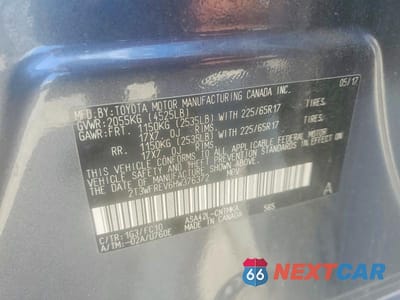 Zdjęcie 12 z 12 samochodu: 2017 TOYOTA RAV4 XLE VIN:2T3WFREV6HW376372 - miniatura