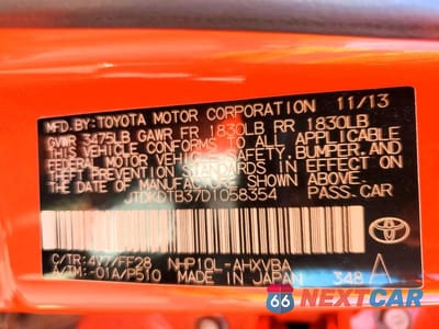 Zdjęcie 13 z 13 samochodu: 2013 TOYOTA PRIUS C TWO VIN:JTDKDTB37D1058354 - miniatura