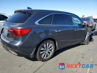 Trzecie zdjęcie samochodu z tyłu: 2014 ACURA MDX TECHNOLOGY VIN:5FRYD4H4XEB024514 - miniatura
