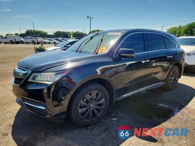 2016 ACURA MDX TECHNOLOGY 5FRYD4H48GB504151 - główne zdjęcie licytacji z USA - miniatura