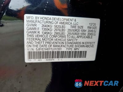 Zdjęcie 13 z 13 samochodu: 2026 ACURA MDX A-SPEC VIN:5J8YE1H01TL017201 - miniatura