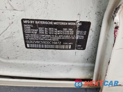 Zdjęcie 13 z 13 samochodu: 2013 BMW X5 XDRIVE50I VIN:5UXZV8C59D0C16872 - miniatura
