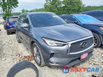 Czwarte zdjęcie samochodu z boku: 2019 INFINITI QX50 LUXE VIN:3PCAJ5M12KF135874 - miniatura