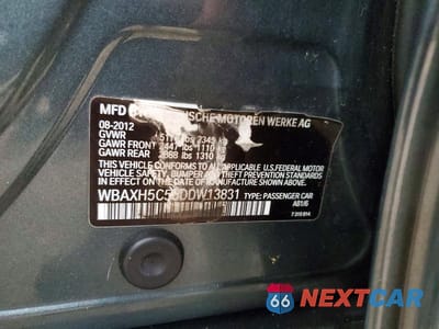 Zdjęcie 12 z 12 samochodu: 2013 BMW 528 XI VIN:WBAXH5C56DDW13831 - miniatura