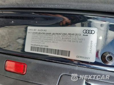 Zdjęcie 12 z 12 samochodu: 2018 AUDI A4 PREMIUM PLUS VIN:WAUENAF45JA013066 - miniatura