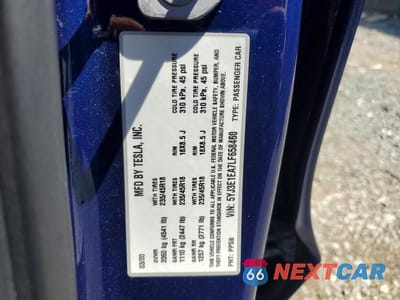 Zdjęcie 12 z 12 samochodu: 2020 TESLA MODEL 3 VIN:5YJ3E1EA7LF658460 - miniatura