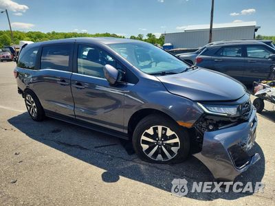 Czwarte zdjęcie samochodu z boku: 2025 HONDA ODYSSEY EXL VIN:5FNRL6H66SB074067 - miniatura