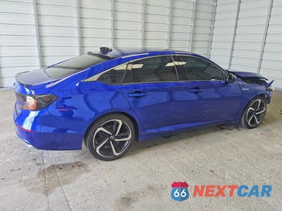 Trzecie zdjęcie samochodu z tyłu: 2022 HONDA ACCORD HYBRID SPORT VIN:1HGCV3F27NA014084 - miniatura