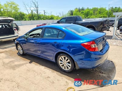 Drugie zdjęcie samochodu z przodu: 2012 HONDA CIVIC EX VIN:19XFB2F85CE052264 - miniatura