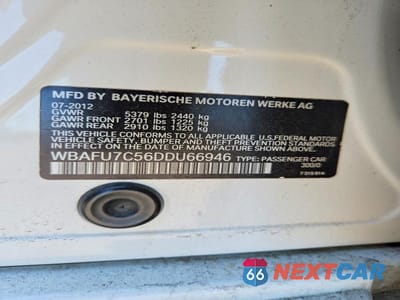Zdjęcie 12 z 12 samochodu: 2013 BMW 535 XI VIN:WBAFU7C56DDU66946 - miniatura