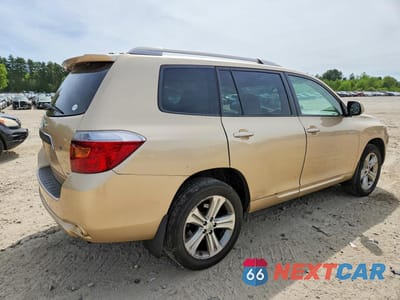 Trzecie zdjęcie samochodu z tyłu: 2009 TOYOTA HIGHLANDER SPORT VIN:JTEES43AX92141974 - miniatura