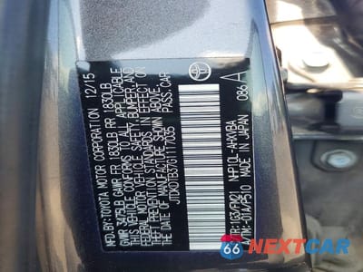 Zdjęcie 12 z 12 samochodu: 2016 TOYOTA PRIUS C TWO VIN:JTDKDTB37G1117035 - miniatura
