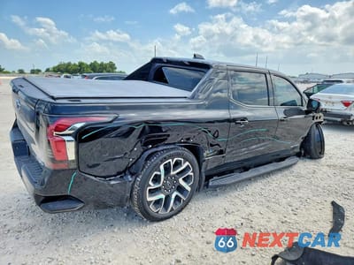 Trzecie zdjęcie samochodu z tyłu: 2024 CHEVROLET SILVERADO RST VIN:1GC40ZEL8RU301579 - miniatura