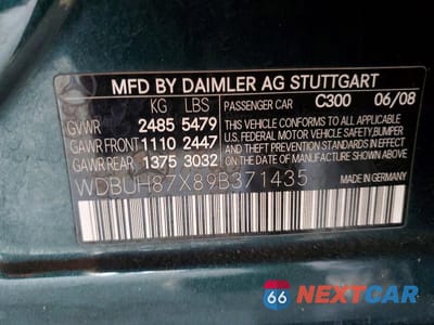 Zdjęcie 12 z 12 samochodu: 2009 MERCEDES-BENZ E 350 4MATIC VIN:WDBUH87X89B371435 - miniatura