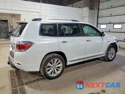 Trzecie zdjęcie samochodu z tyłu: 2012 TOYOTA HIGHLANDER HYBRID LIMITED VIN:JTEDC3EH3C2007523 - miniatura