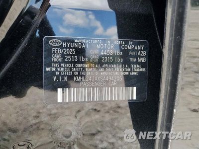 Zdjęcie 13 z 13 samochodu: 2025 HYUNDAI SONATA SE VIN:KMHL24JAXSA494205 - miniatura