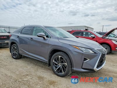 Czwarte zdjęcie samochodu z boku: 2019 LEXUS RX 450H BASE VIN:2T2BGMCA3KC032381 - miniatura