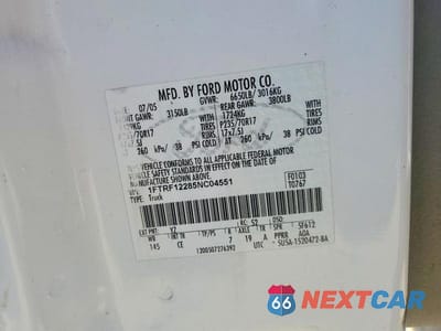 Zdjęcie 13 z 13 samochodu: 2005 FORD F150 VIN:1FTRF12285NC04551 - miniatura