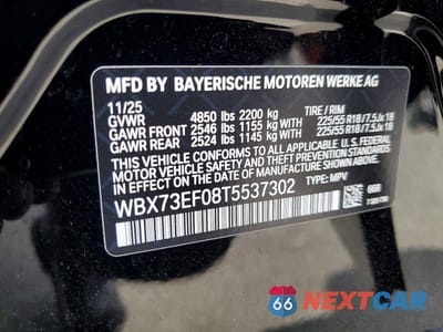 Zdjęcie 14 z 14 samochodu: 2026 BMW X1 XDRIVE28I VIN:WBX73EF08T5537302 - miniatura