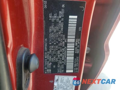 Zdjęcie 13 z 13 samochodu: 2003 TOYOTA HIGHLANDER BASE VIN:JTEGD21A430065228 - miniatura