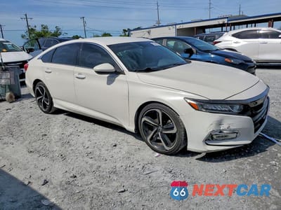 Czwarte zdjęcie samochodu z boku: 2020 HONDA ACCORD SPORT VIN:1HGCV1F39LA057884 - miniatura