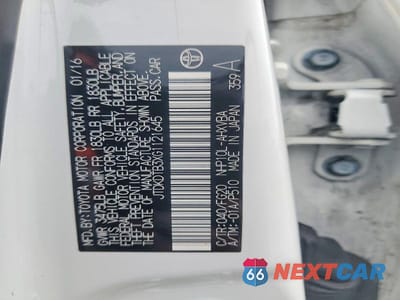 Zdjęcie 12 z 12 samochodu: 2016 TOYOTA PRIUS C TWO VIN:JTDKDTB3XG1121645 - miniatura