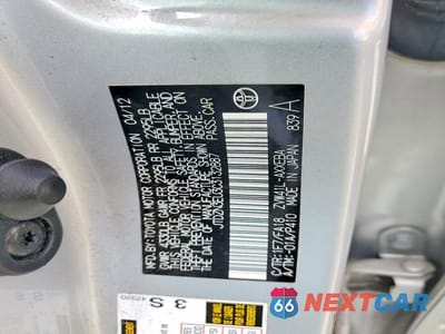 Zdjęcie 12 z 12 samochodu: 2012 TOYOTA PRIUS V THREE VIN:JTDZN3EU3C3132887 - miniatura