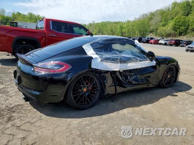 Trzecie zdjęcie samochodu z tyłu: 2016 PORSCHE CAYMAN GTS VIN:WP0AB2A80GK185826 - miniatura